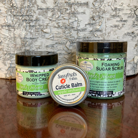 Scrub, Lotion & Balm Set: Apple Orchard