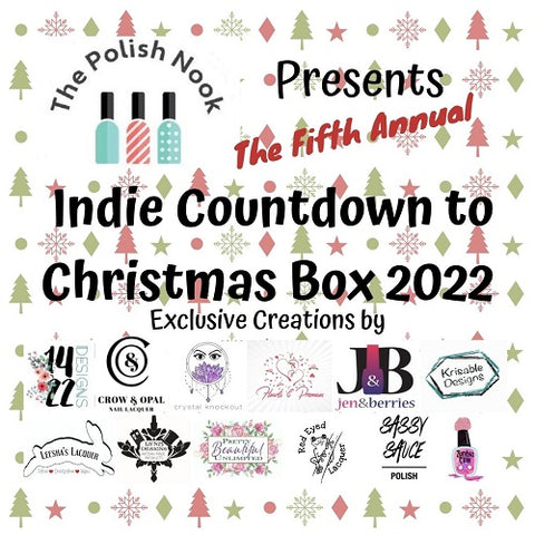 The Polish Nook Presents: Fifth Annual Indie Countdown to Christmas Box 2022